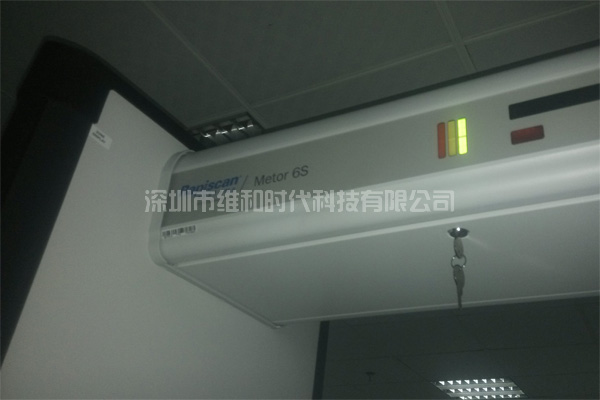 METOR6S進口安檢門現場安裝效果圖