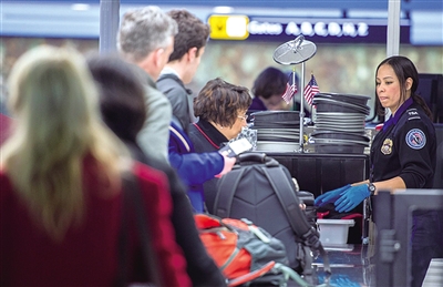 美國(guó)機(jī)場(chǎng)安檢門檢測(cè)流程圖